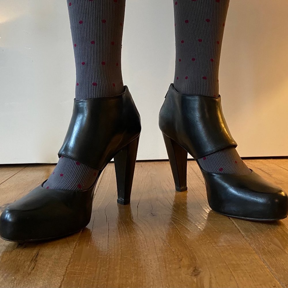 Loeffler Randall Yvette Platform Cut Out Shoes 7.5 B